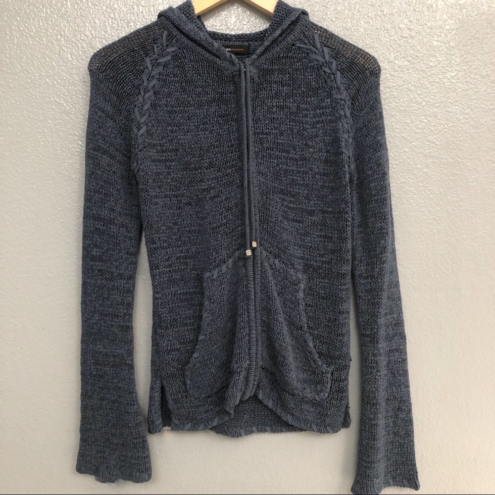 BCBG dark blue knit sweater